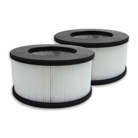 PUREBURG Replacement Filter Compatible with Bulex AF-3222 Air Purifier, 2-Pack H13 HEPA Activated Carbon 2-in-1 4-Stage Filtration Air Clean Dust VOCs
