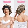 ZHENSILK 3PCS Silk Sleep Bonnet for Women, Large Satin Hair