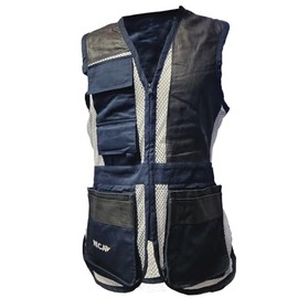 NICA Design 6 2.0 Shooting Vest-LEFT hand-Navy (US, Alpha, Small, Regular, Regular, Navy)