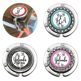 Custom Pediatric Baby Prints Purse Hook Folding Bag Hanger Bridesmaid Gifts and Weddings - Stylish Handbag Accessory for Table or Desk