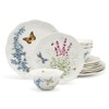 Lenox 897792 Butterfly Meadow Herbs 12-Piece Dinnerware Set