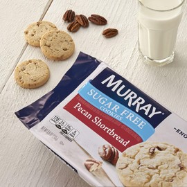 Sugar Free Cookies byMurray- Pecan Shortbread - 8.8 Oz Tray - Pack of 2