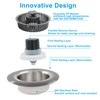 Hitefu 3 in 1 Kitchen Sink Drain Strainer, Satinless Steel
