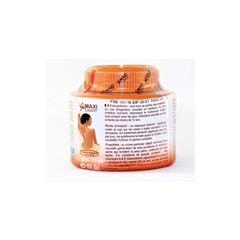 MAXI LIGHT Crema Humectante para la piel Iluminación Adulto