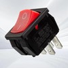 8 Amps 4 Pin On/Off Rocker Switch for Shop Vac