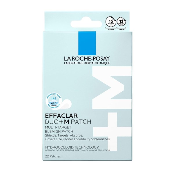La Roche-Posay Effaclar Multi-Target Blemish Patches, Hydrocolloid Pimple Patches For