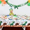 Watercolour Dinosaur Party Tablecloth - 1PCS 137 x 274cm Dinosaur
