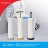 Songtec Gold Toilet Paper Holder Stand with Reserve, Floor Standing