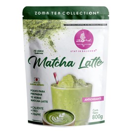 Zoma Tea Collection - MATCHA LATTE 800 - NUEVA PRESENTACIÓN - Té Verde - Hecho con matcha japonés - Sin azúcar - Healthy Superfood - Rico antioxidante - Polvo - Powder Tea - 800g…