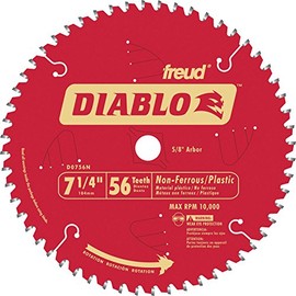 Diablo D0756N 7-1/4" 56T Diablo Non-Ferrous & Plastic Circular Saw Blade