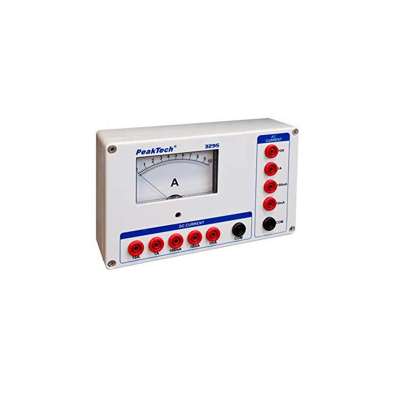 PeakTech 3295 Analogue Ammeter 1mA 10mA 100mA 1A10A AC/DC