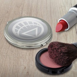 Green Lantern Blackest Night White Lantern Logo Compact Travel Purse Handbag Makeup Mirror