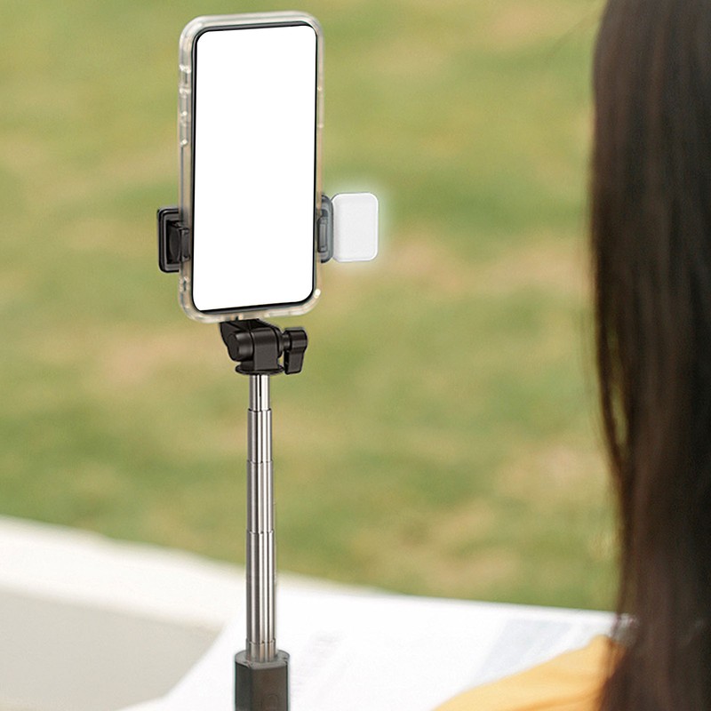 Selfie Stick Tripod Stainless Steel Multifunctional Detachable Compact Lightweight Selfie