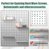 Funrous 4 Pack Pegboard Shelves Wall Organizer Peg Board Shelf