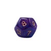 DollaTek 2 Sets 6pcs Multicolor 12 Sided Resin Dice Astrology