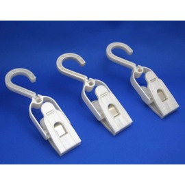 Arland J-73-B Clothes Hanger Clip L Size Pack of 3