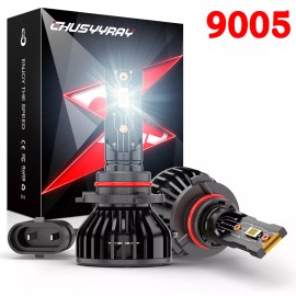 CHUSYYRAY 9005 HB3 LED Headlight Bulb for Car & Truck Low High Beam Fog Light 6000K White