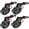 4PCS Heavy Duty Suction Cups Anchor with Hooks, Outdoor Strong