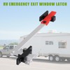 AlloTemlass RV Emergency Exit Window Latch Replacement - Aluminum, Wind-Resistant,