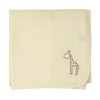 BabyPrem Baby Fleece Shawl/Wrap 94 x 82cm Cream Elli &