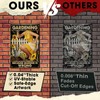 ARTWALLURE Gardening Because Murder Is Wrong Tin Sign Metal Sign