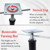YMDGGDCH 2 Pack Adjustable Jack Post Set, Metal Floor Support,