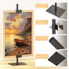 Tabletop Picture Frame Stand,Heavy Metal Base 2 Adjustable Size Table