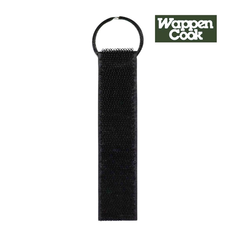 WappenCook Velcro Patch Patch Holder Keychain Double Ring Nascan Velcro