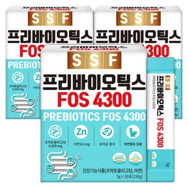 pure food Prebiotics FOS4300 Fructooligosaccharide Zinc Lactobacillus Xylitol 30 packets, 3 units / 프리바이오틱스 FOS4300 프락토올리고당 아연 유산균 자일리톨 30포, 3개