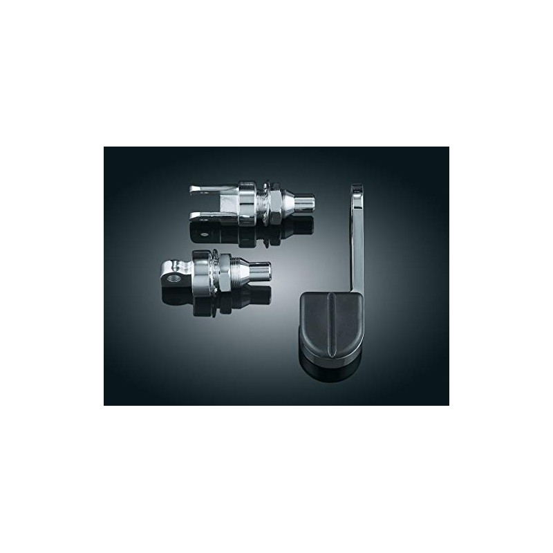 Kuryakyn 8079 Motorcycle Foot Control Component: ISO Stirrup Male Mount,