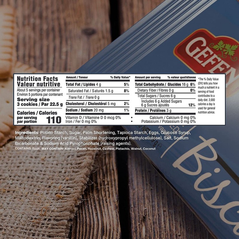 Gefen Gluten Free Vanilla Tea Biscuits 4.2oz (3 Pack) |