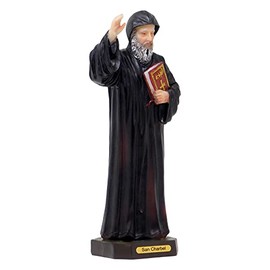 ValuueMax - Saint Charbel Statue, Finely Detailed Resin, 8 Inch Tall Figurine #VM-79494