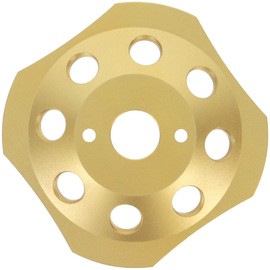 PRODIAMANT PKD Diamond Cup Wheel 125 mm x 22.2 mm - 4 Segments | High Performance Cup Wheel for Angle Grinder | Ideal for Concrete, Screed & Hard Surfaces
