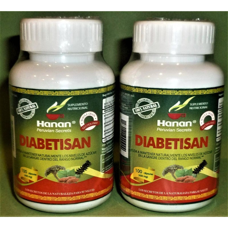 Hanan DIABETISAN (SUGAR BALANCE BLEND) 480 MG X 100 CAPSULES