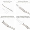 TWEEZERMAN Replacement Blades for Facial Hair Razor (Pack of 4)