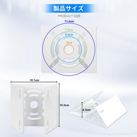 Mounting Hardware, Pole, Security Camera Bracket, Stand, Housing, No Drilling, Cylindrical Columns, Ready to Use, Full Set, Surveillance Camera Stand, Dummy Camera Stand, For Vacant Nests, Outdoor
