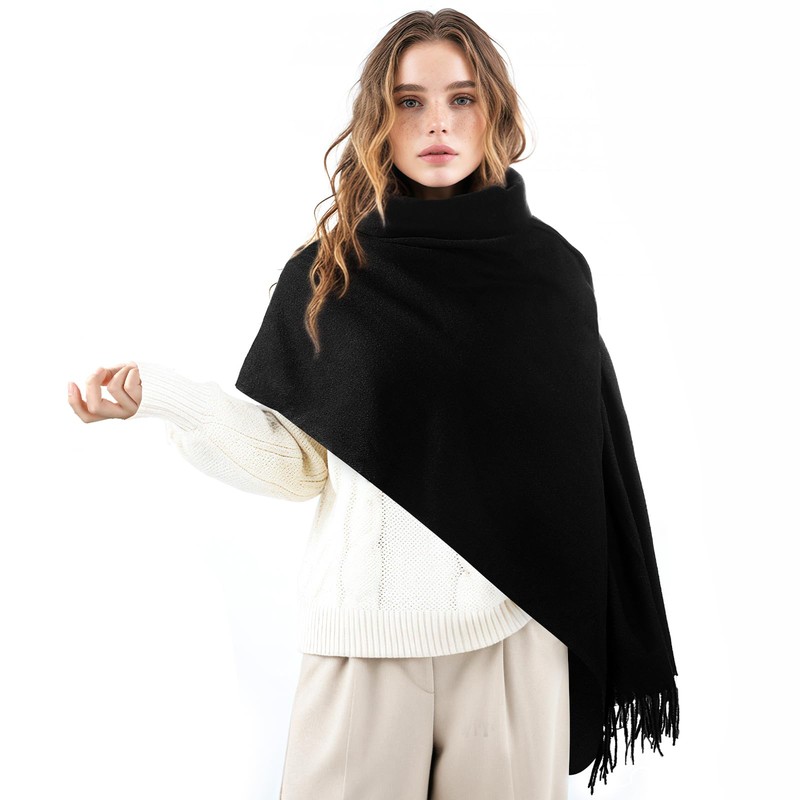 Clothirily Womens Winter Scarf - Fashion Scarf Shawl with Cashmere