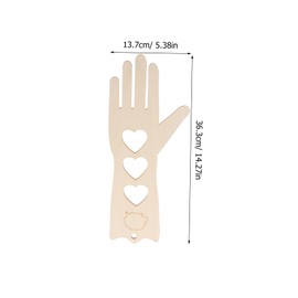 Angoily 1Pair Glove Knitting Model DIY Gloves Blockers for Knitting and Crochet Projects Unique Craft Tool for Reshaping and Displaying Knitted Gloves Sturdy Fashionable Design