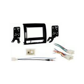 Harmony Audio HA-40LX11 Compatible with Toyota Tacoma 2013-2014 Stereo Aftermarket Radio Antenna Adapter, MET13-95-8235CHG Double DIN Charcoal Install Dash Kit and HA-701761 Aftermarket Radio Harness