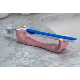 Simplistic and Unique HoldMeDry Toothbrush Holder for Improved Everyday Hygiene (Pink)