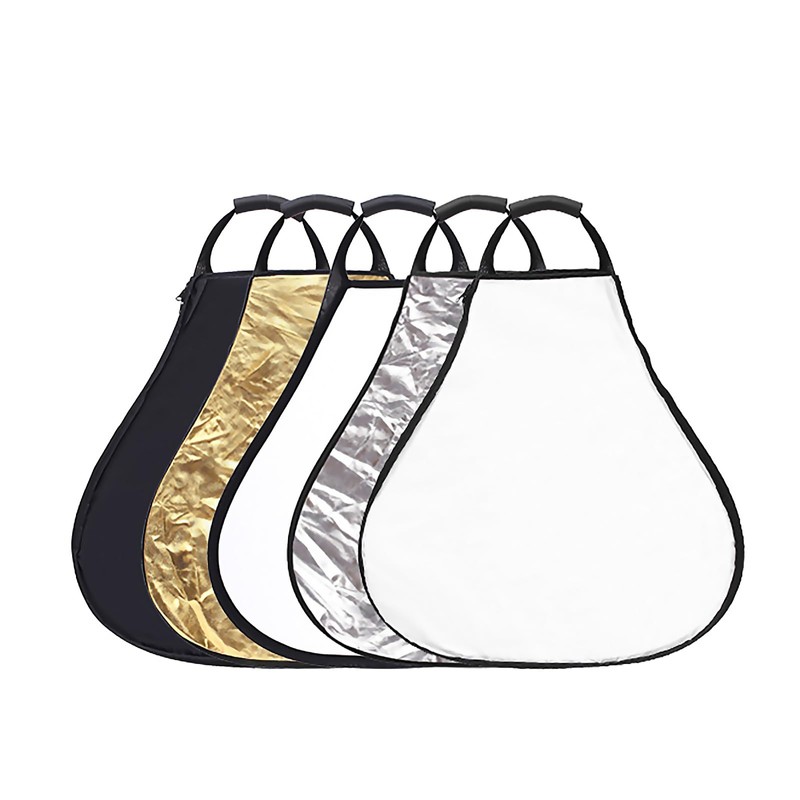 5 in 1 Triangle Reflector Photography with Handle (32in/80cm)