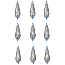 PRO FILSTAR Inline Olivette Fishing Lead Set 9 x 2 g - Lead Weights - Dropshot Lead - Fishing Lead Set - Lead Fishing - Fishing Weights - Fishing Drop Shot Lead - Fishing Accessories - Scrap Lead -
