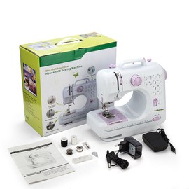 Mini Sewing Machine for Beginner by Galadim - Small Electric Sewing Machines with 2 Speed 12 Built-in Stitch Patterns GD-054-A14