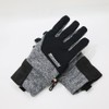 Bianchi Winter Sports Gloves, Black Grey, Large