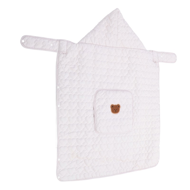 Hooded Toddler Blanket Keep Warm Wind Proof Thickened Cotton Flannel