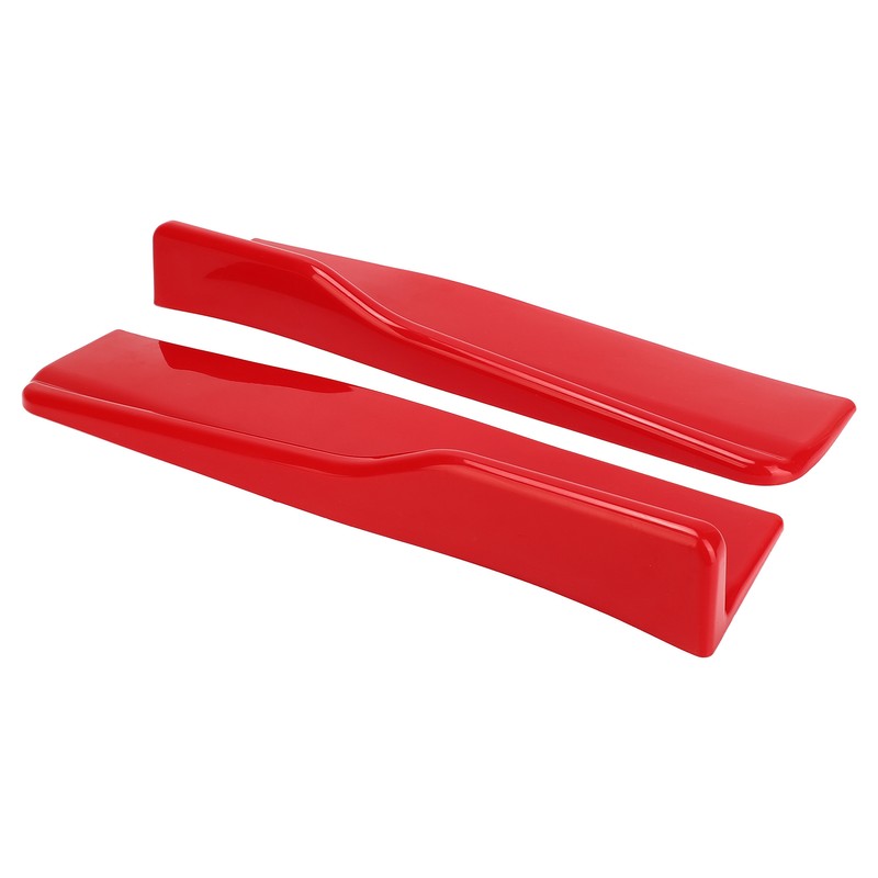 2pcs Car Side Skirt Anti Scratch Universal Winglets Diffuser Splitter