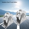Stainless Steel U Groove Roller Gate Track Roller Heavy Duty