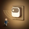 JandCase Night Light Socket Motion Sensor Pack of 2 LED