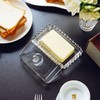 6.5'' Clear Glass Butter Dish with Handled Lid,Classic 2-Piece Design