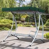 Waterproof Outdoor Swing Canopy Replacement 420D Silver Coated Oxford Fabric